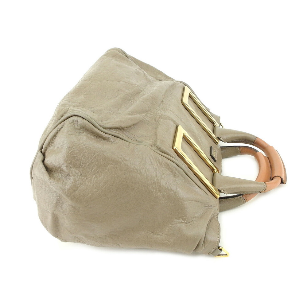 Chloe Ethel Leather Handbag Beige - Picture 4 of 6